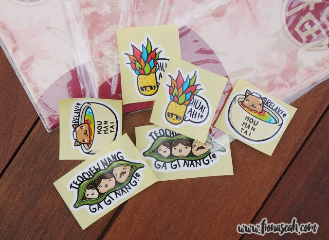 Our cute lil' dialect stickers, illustrated by our designer Vanessa!