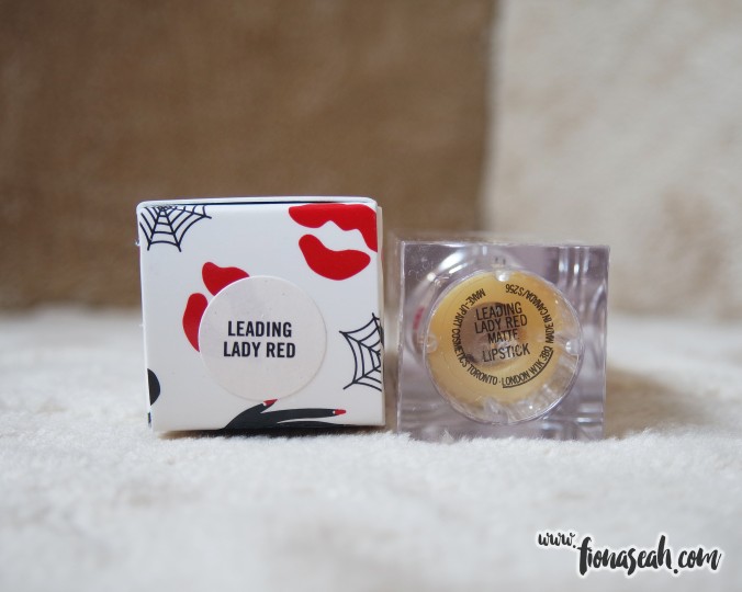 M.A.C X Charlotte Olympia lipstick in Leading Lady Red