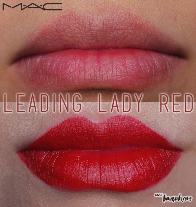M.A.C X Charlotte Olympia lipstick in Leading Lady Red