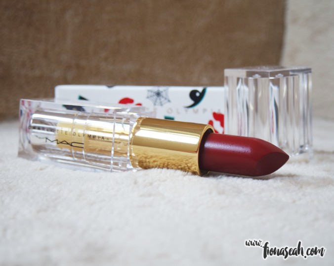 M.A.C X Charlotte Olympia lipstick in Retro Rouge