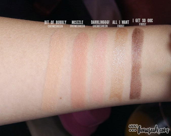 All M.A.C X Mariah Carey Holiday 2016 lipstick swatches