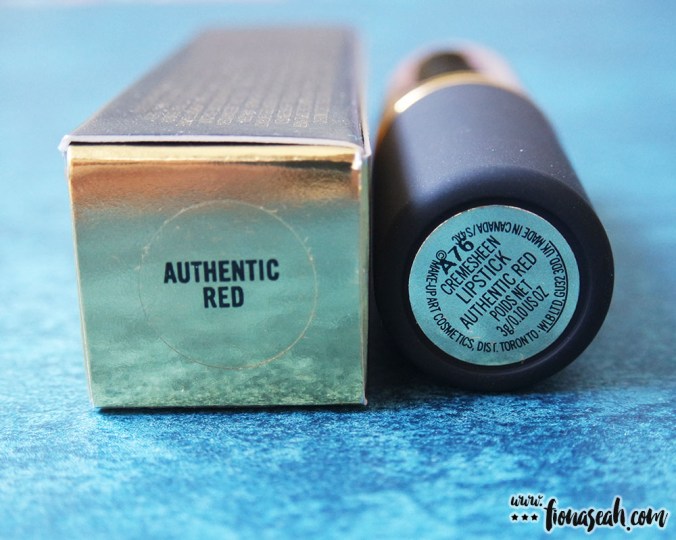 M.A.C X Caitlyn Jenner lipstick in Authentic Red