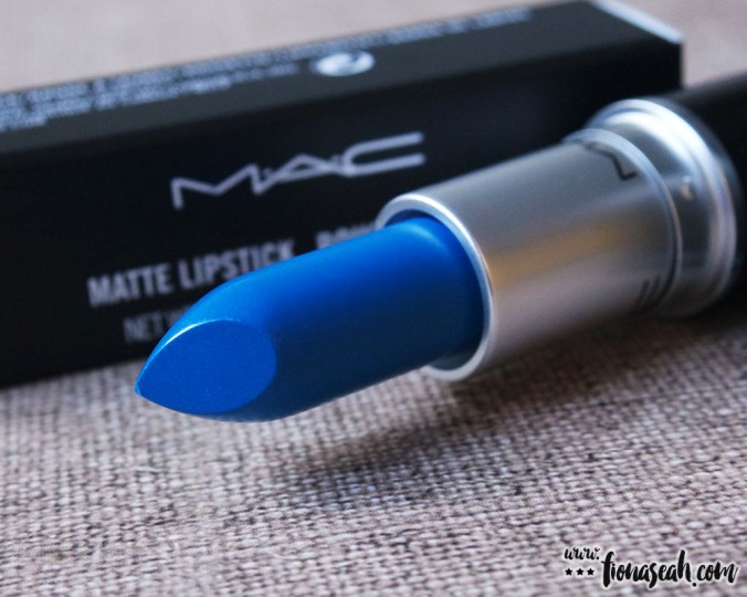 M.A.C Colour Rocker lipstick in Blue Bang! (US$17 / S$33)