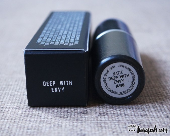 M.A.C Colour Rocker lipstick in Deep With Envy