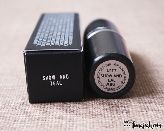 M.A.C Colour Rocker lipstick in Show And Teal