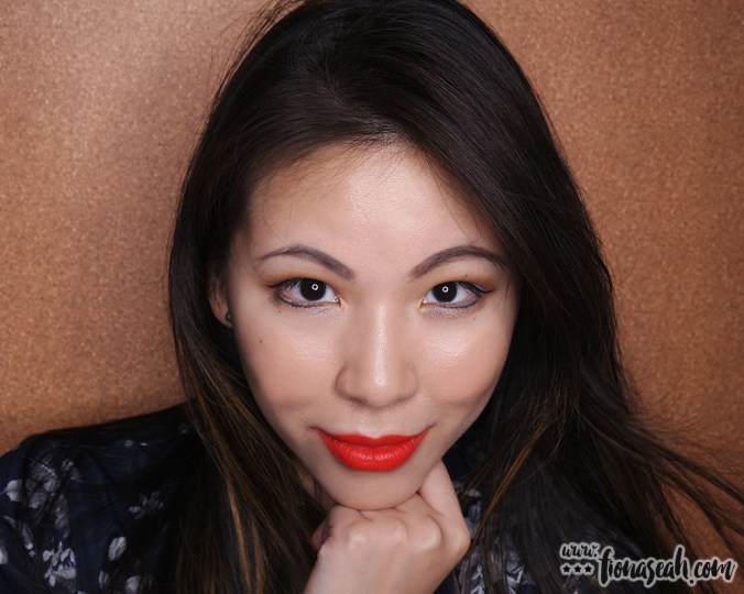 M.A.C Blue Nectar lipstick in Barbeque