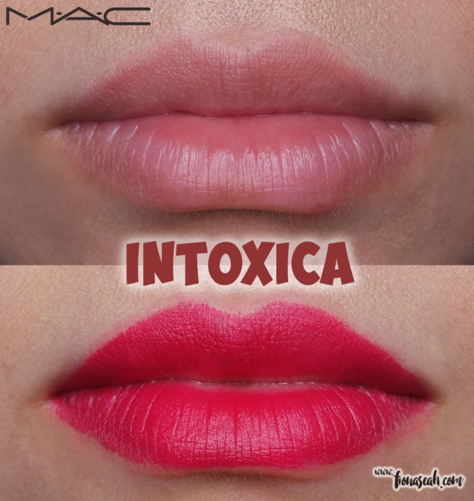 M.A.C Blue Nectar lipstick in Intoxica