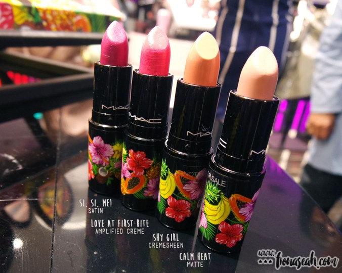 M.A.C Fruity Juicy lipsticks