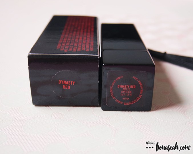 M.A.C X Min Liu lipstick in Dynasty Red