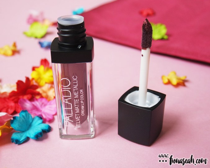 Palladio Velvet Matte Metallic Cream Lip Color in Brilliant