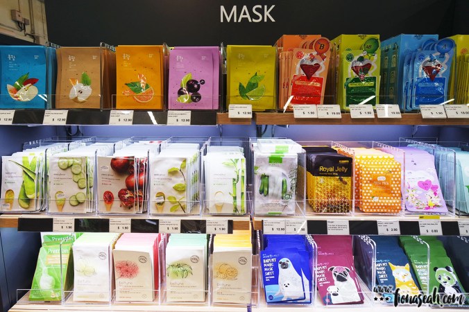 Of course, how can there NOT be face masks? South Korea is well-known for their face masks!