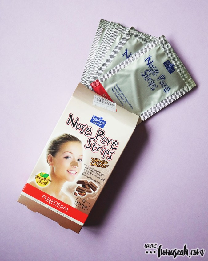 These Choco Cacao Nose Pore Strips made me craved for chocolates every time I use it. The chocolatey smell is really no joke!