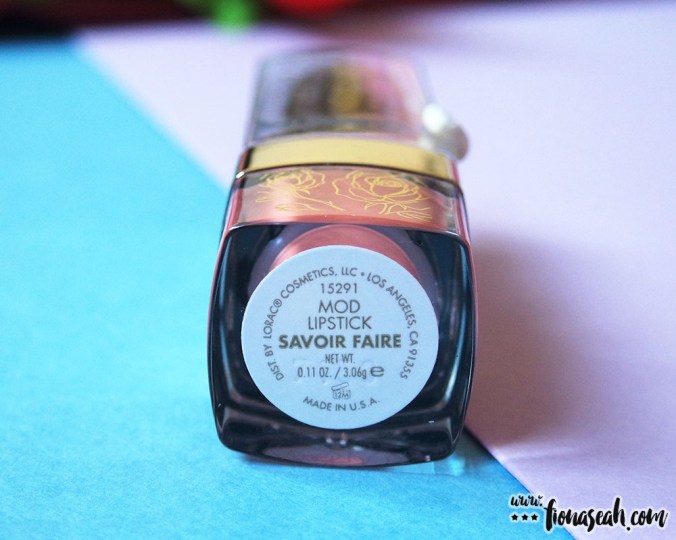 LORAC Cosmetics × Disney Beauty and the Beast Lipstick Collection - Savoir Faire