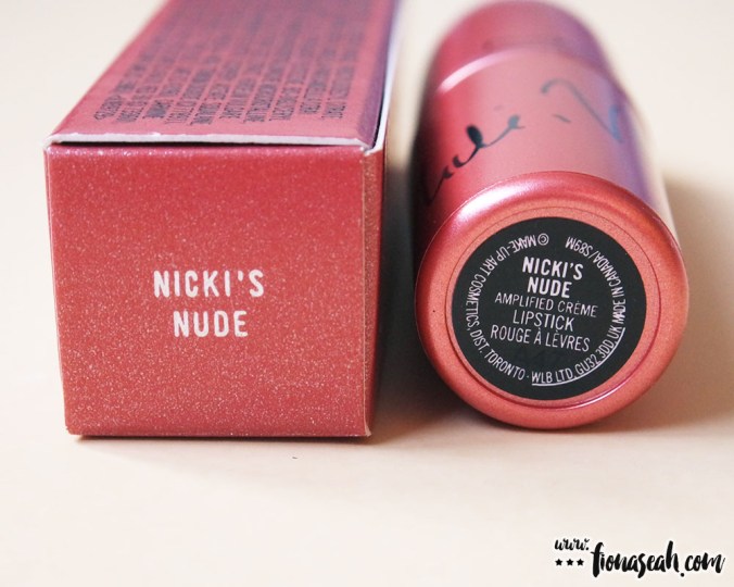 M∙A∙C × Nicki Minaj lipstick in Nicki's Nude