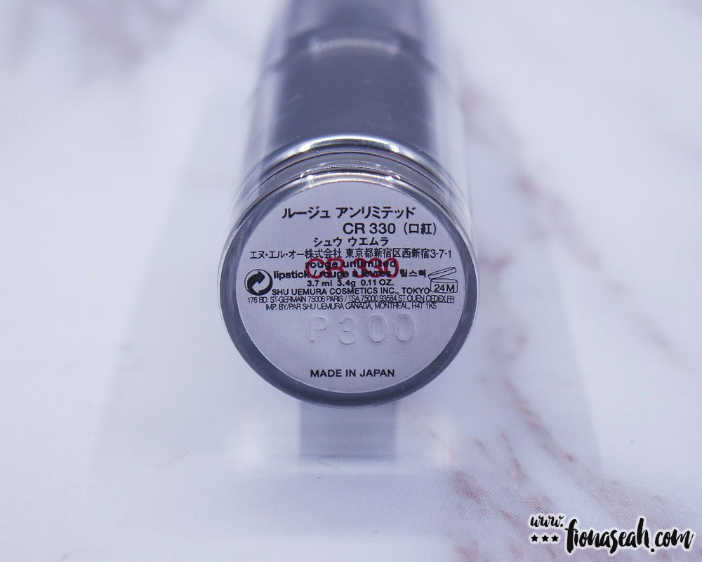 REVIEW: shu uemura Rouge Unlimited Lipsticks – Yellow, CR330