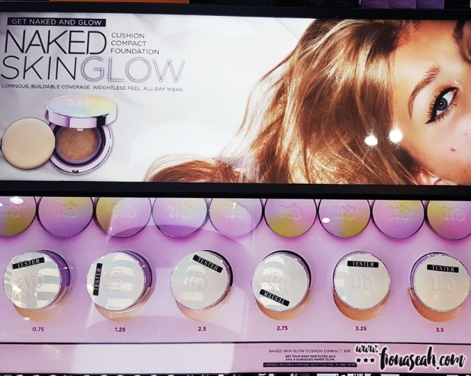 Product display at Sephora