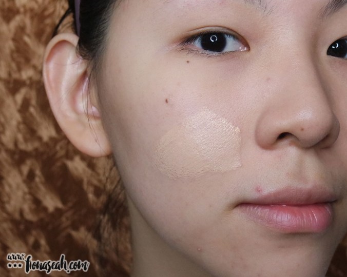 First swipe (without blending)