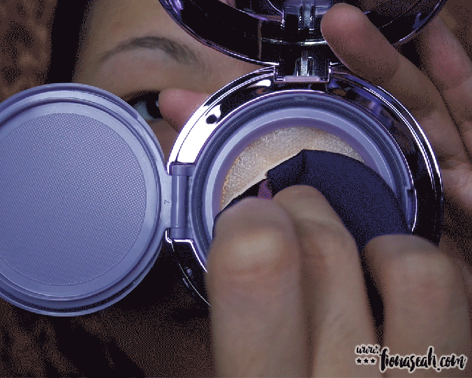 Notice how the excess gets sucked back in?