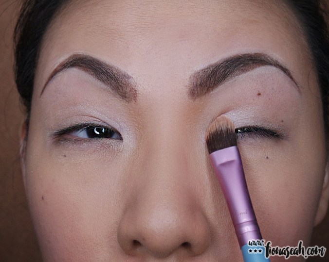 Butterscotch (using Sigma E60 Large Shader Brush from the Mrs Bunny kit)