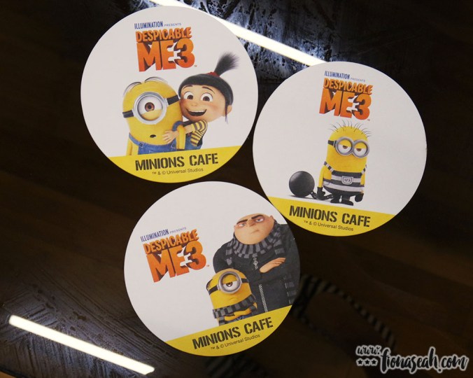 Free limited edition original coaster with any order from the drink menu (but you're unable to choose the design)