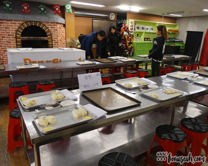 Ingredients all set up on the table!