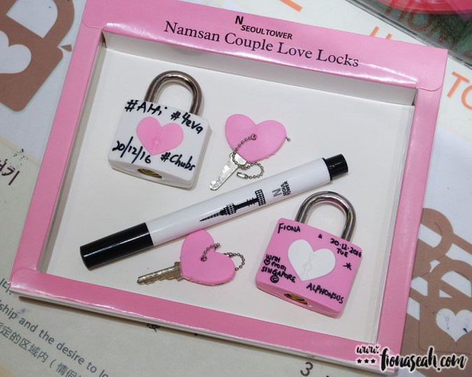 No prize for guessing who picked the colour.. I wrote the one on the right!