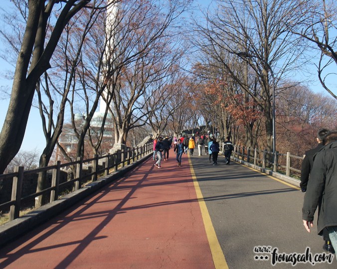 Vehicles were not allowed at certain point so we had to get to the tower by foot