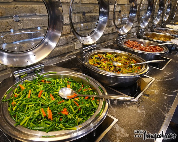 I wasn't kidding when I said there were more veggies than meat at the buffet