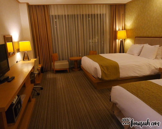 Our room (for 4 actually!) at Holiday Inn Resort Alpensia Pyeongchang