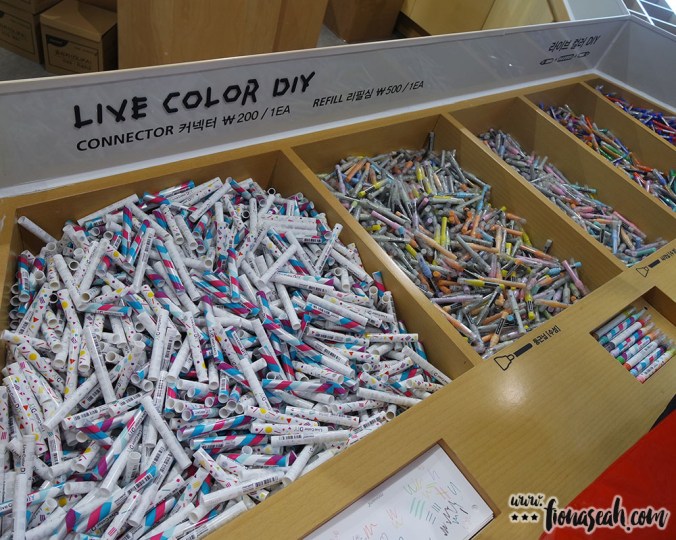 You can even build your own Monami pen! But I don't really like the quality of Monami pens so I didn't bother with this section.