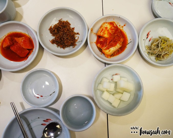 I must say, these banchan looked much more appetising..