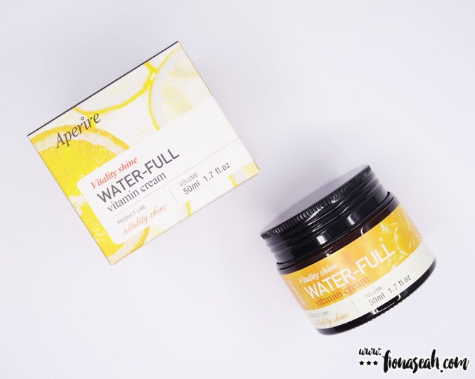 Aperire Vitality Shine Water-Full Vitamin Cream (50ml / 1.7 fl.oz / S$34)