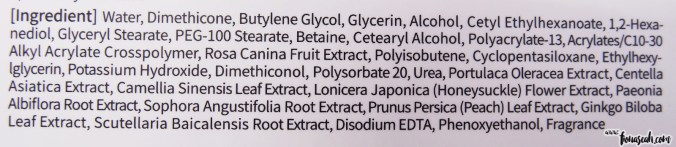 IYOU Hand Gloves ingredients