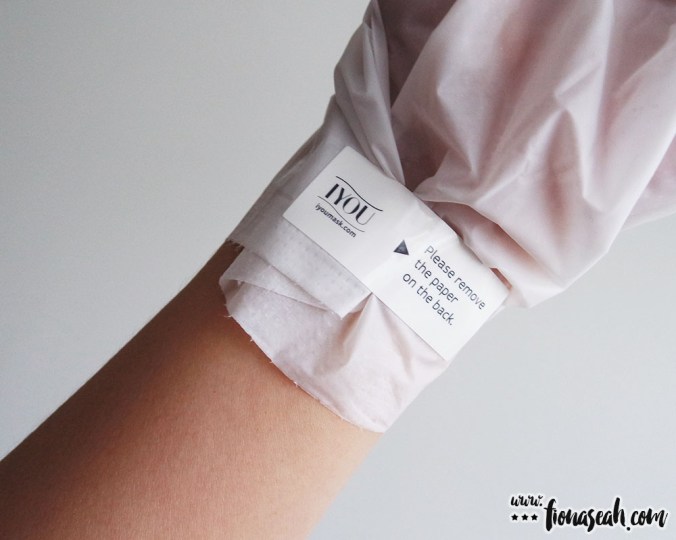 IYOU Hand Gloves - tighten it with the plastic flap (or "sticker", as IYOU calls it)