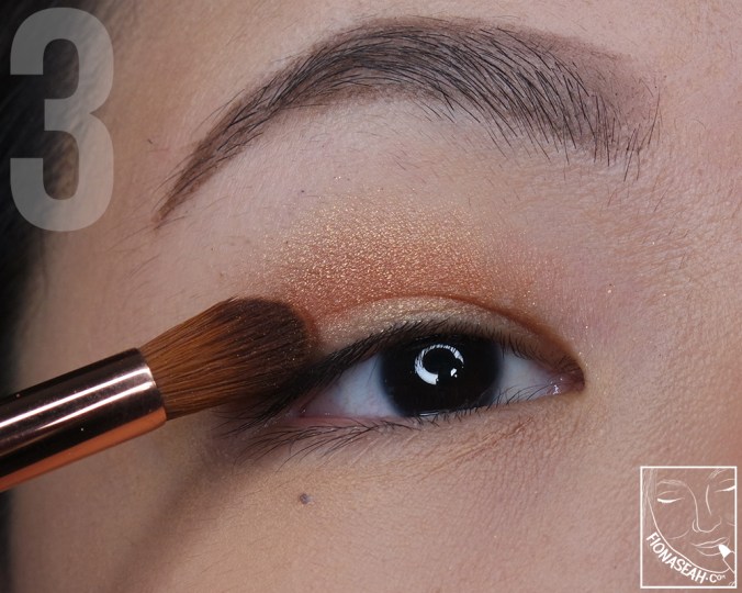 Fill the creases with bright copper