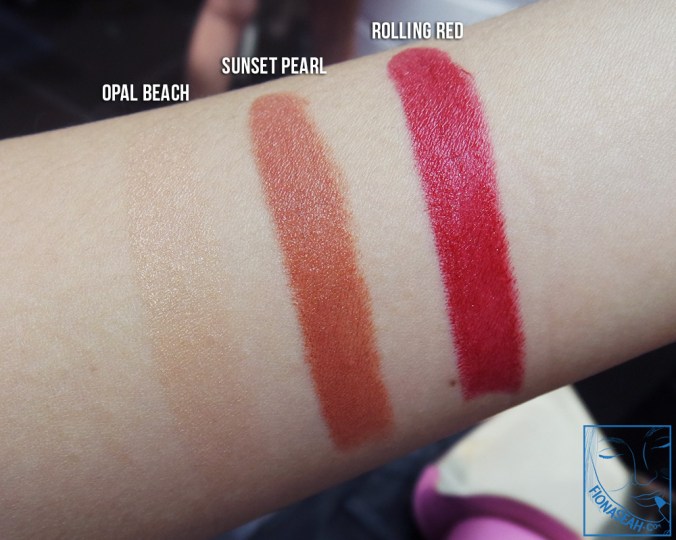 Swatches for all lipsticks in the M·A·C × Jade Jagger collection