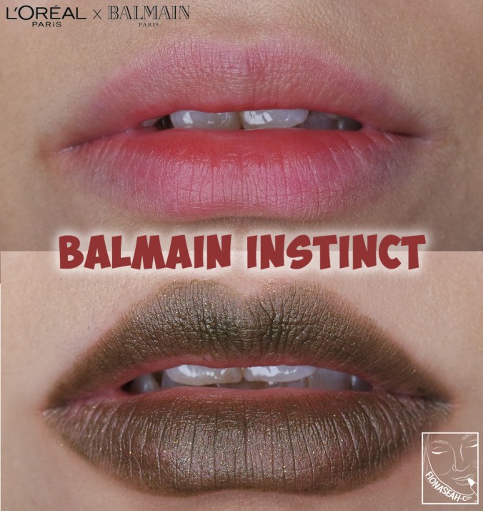 L’Oreal Paris × Balmain lipstick in Balmain Instinct