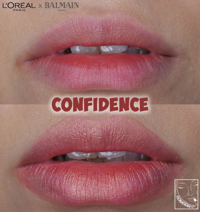 L’Oreal Paris × Balmain lipstick in Confidence