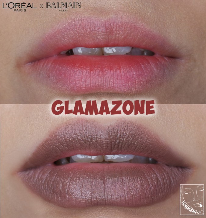 L’Oreal Paris × Balmain lipstick in Glamazone