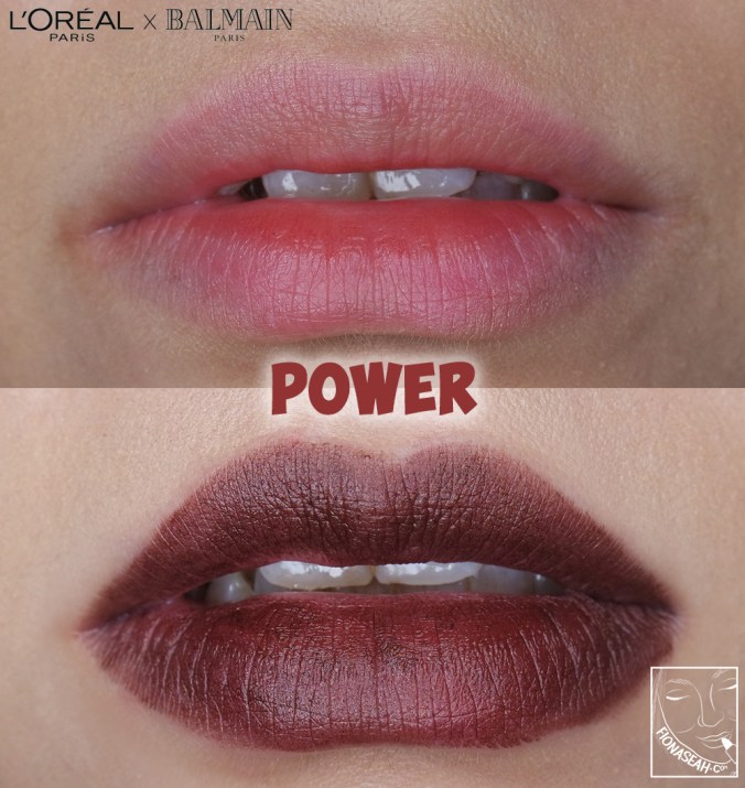 L’Oreal Paris × Balmain lipstick in Power