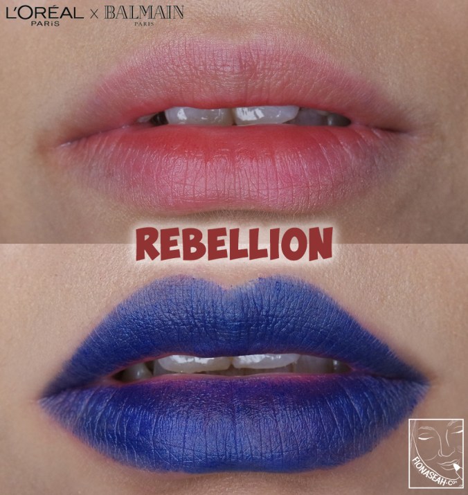 L’Oreal Paris × Balmain lipstick in Rebellion