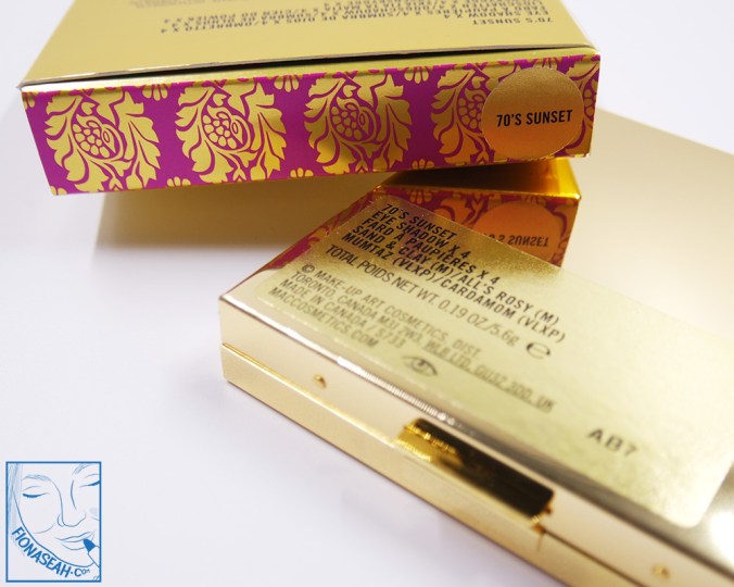 M·A·C × Padma Lakshmi Eye Shadow X4 in 70's Sunset