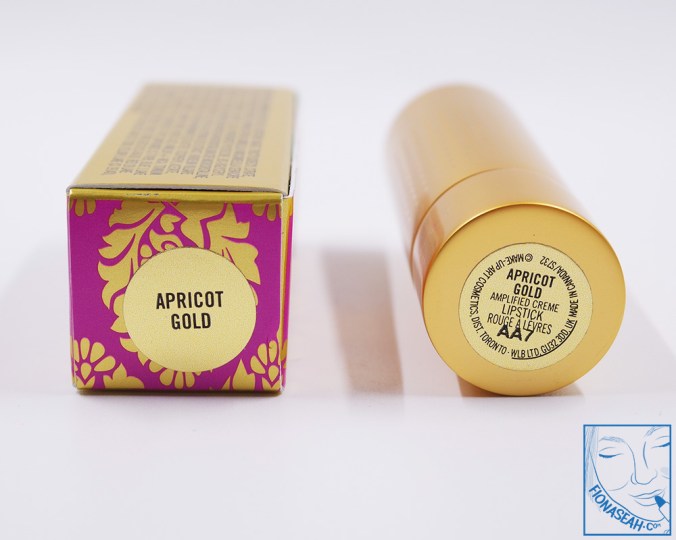 M·A·C × Padma Lakshmi lipstick in Apricot Gold