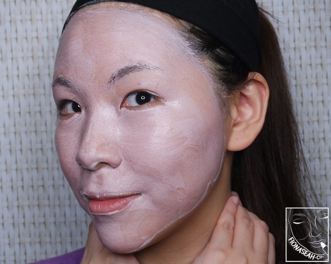 When it's still moist, and before I transformed into a Chinese Opera performer