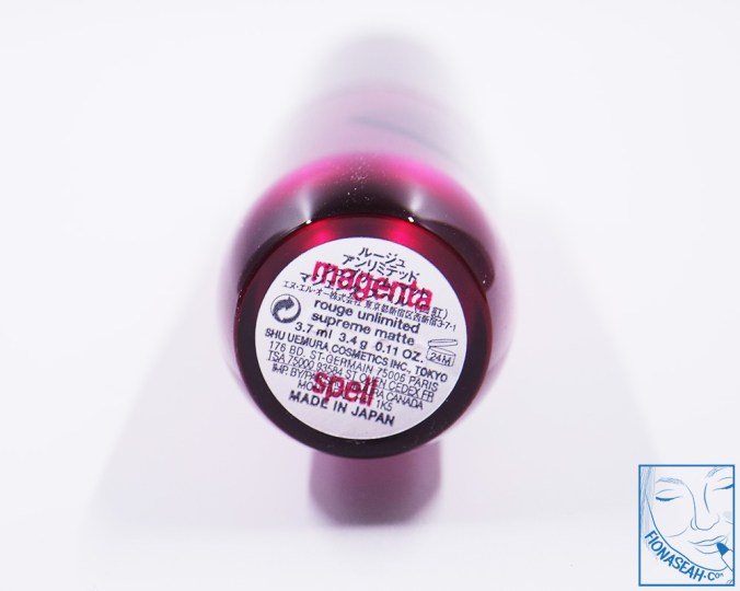 shu uemura × Yazbukey Rouge Unlimited Supreme Matte in Magenta Spell