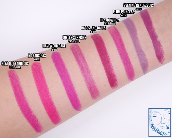 Swatch comparison for Hey, Boy, Hey!