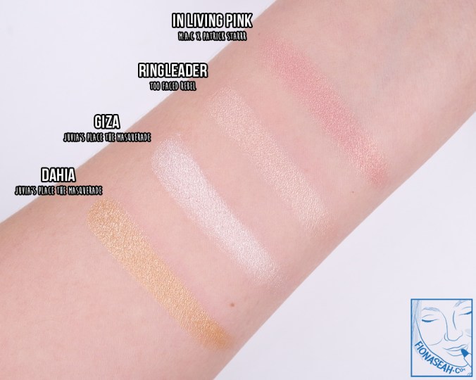 Swatch comparison for In Loving Pink