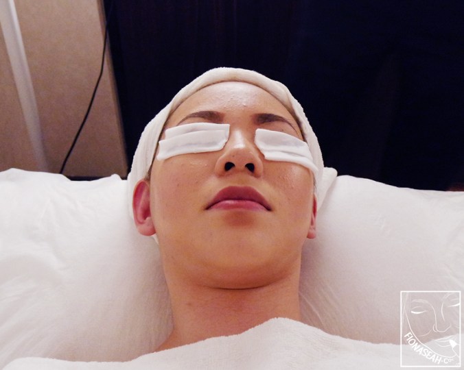 Melting away the eye makeup