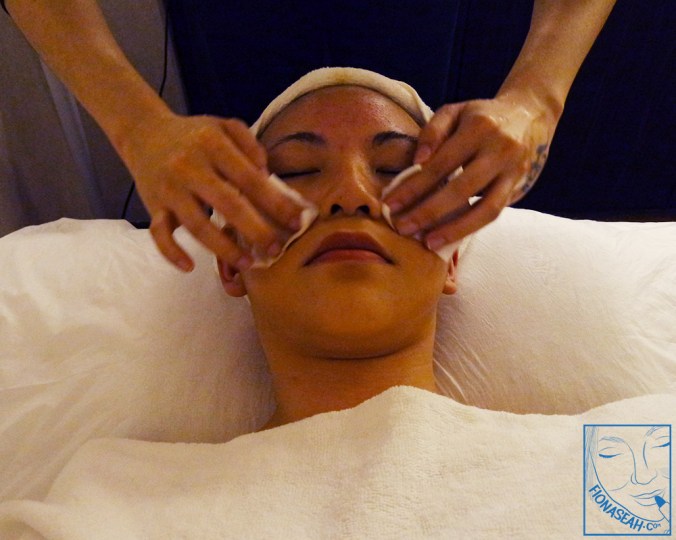 Wiping away foundation