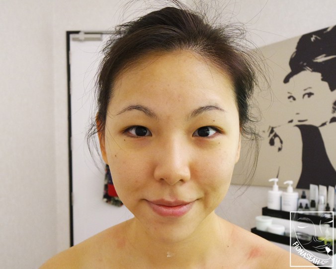 After the session. LOOK AT MY FACE.